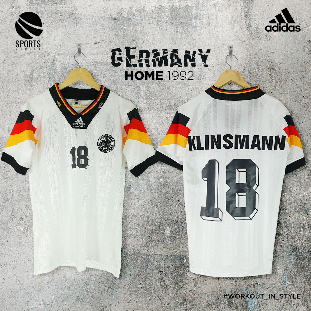 Germany Home KLINSMANN Classic Soccer Jersey 1992